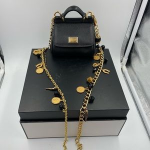 Authentic Dolce&Gabbana mini Sicily crossbody bag runway fashion trend